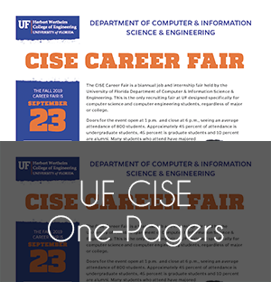 CISE One-Pagers