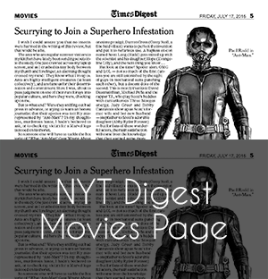 The New Tork Times Digest Movies Page